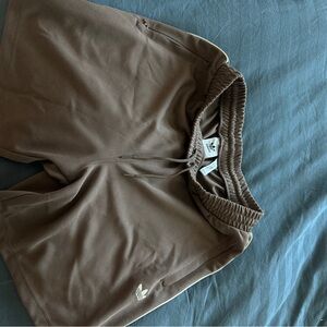 Adidas Earthy Brown Lounge Shorts